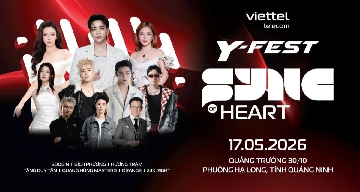 비엣텔 텔레콤, 5월 17일 Y-Fest서 5G·AI 체험존과 V-Pop 콘서트 공개